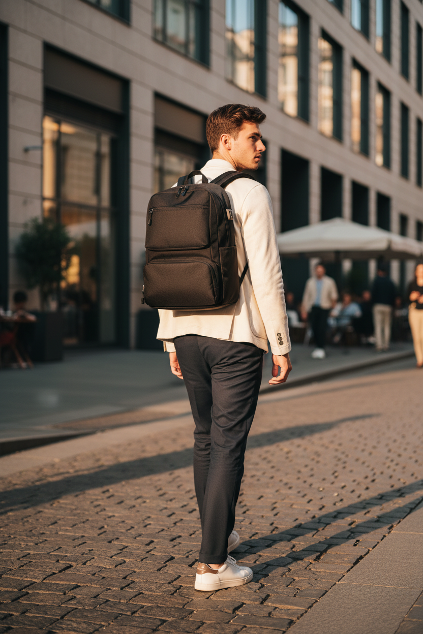 MANUVERO Urban Backpack – Lifestyle Rucksack Damen Herren