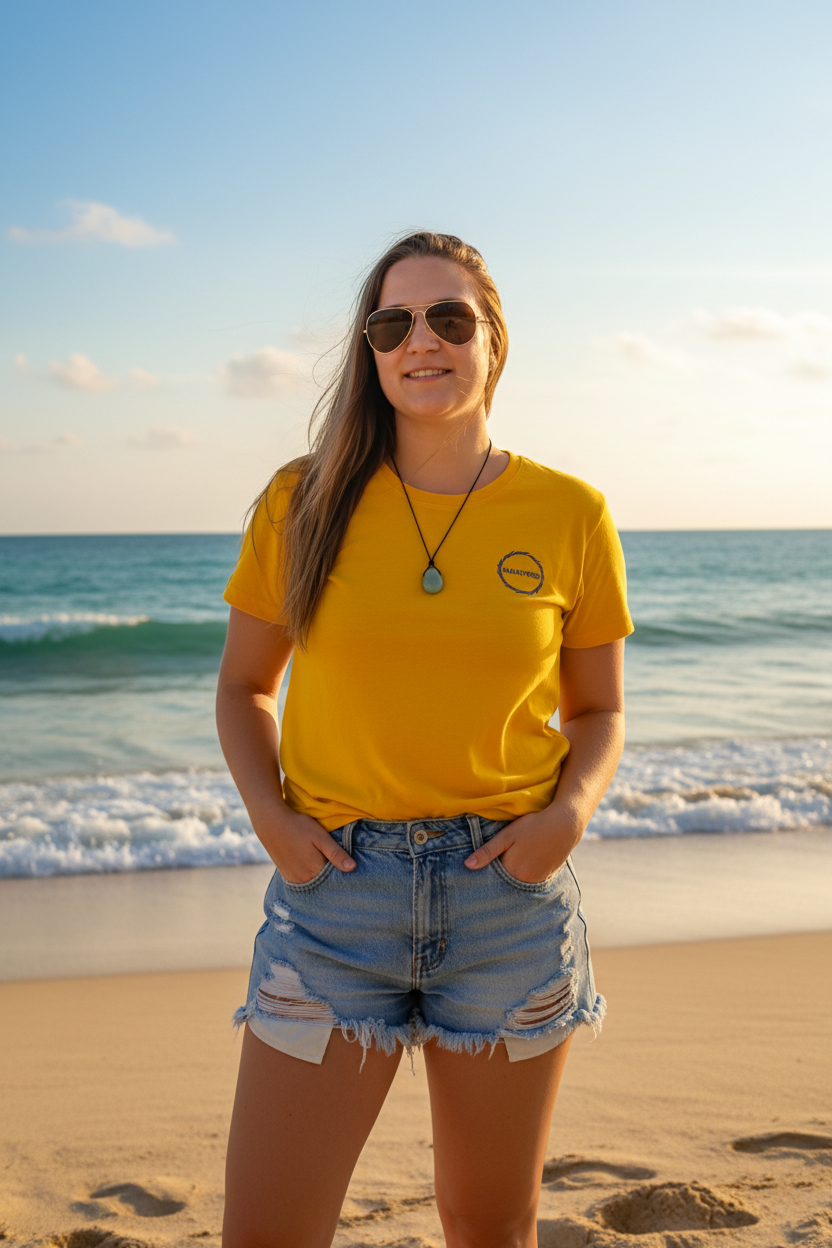 MANUVERO Premium T-Shirt Special Edition – Gelb Editorial
