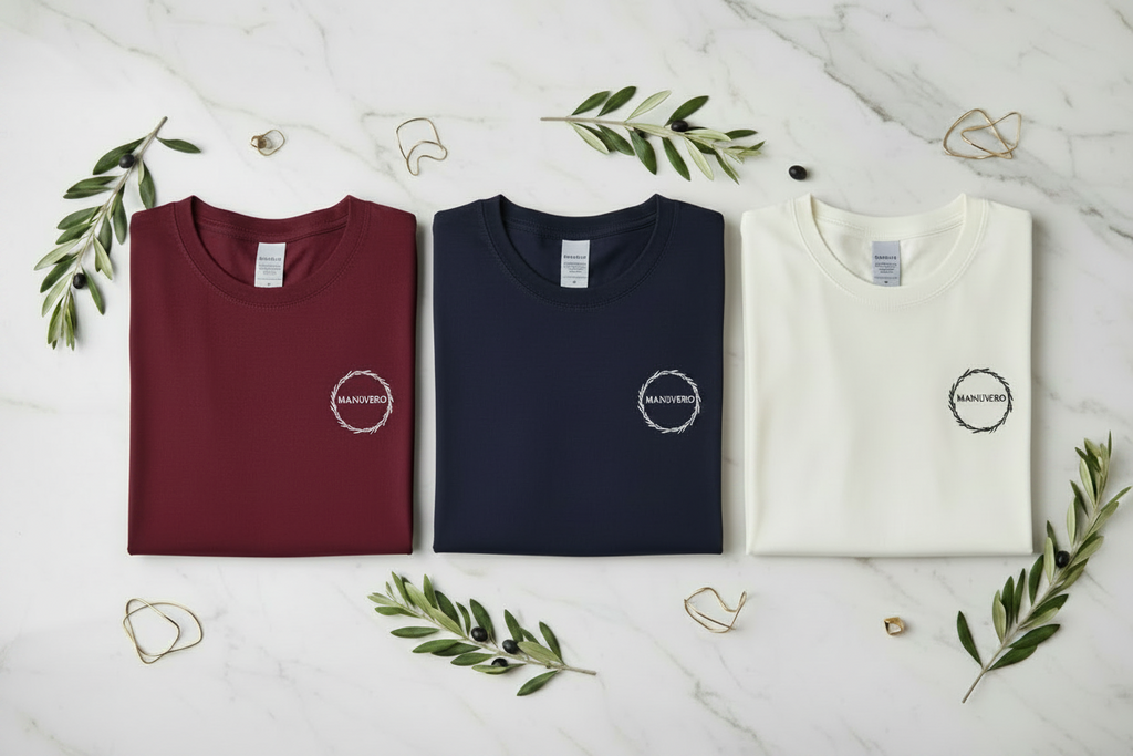 MANUVERO Premium T-Shirt – Detailansicht
